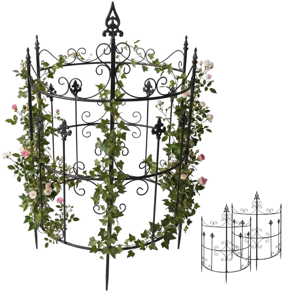 Set da 2 graticci per rampicanti Klivia antracite