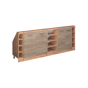 Set di mobili sottotetto Rion Sonoma/Rovere dorato Set di 5 Vicco