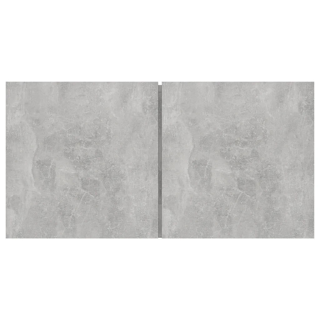 Set di Mobili Porta TV 7 pz Grigio Cemento in Legno Multistrato 3079081