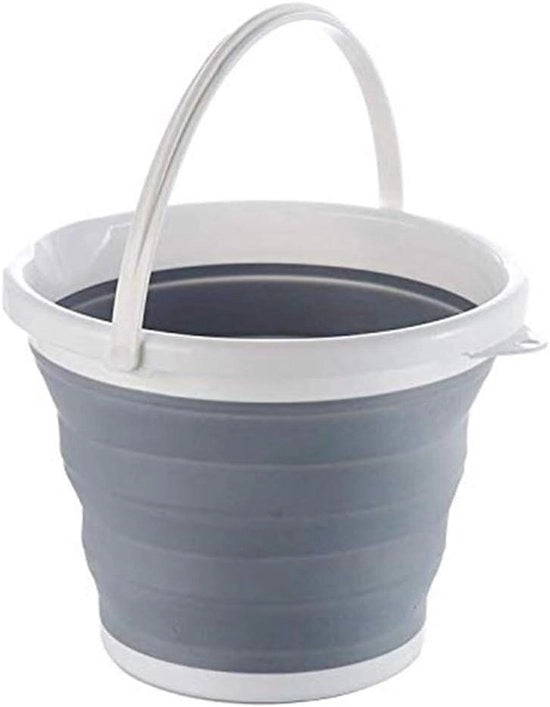Emicempiabile contenitore da 10 litri con manico di comfort e coperchio pieghevole in silicone resistente