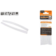 Trade Shop - Set 10pz Guaine Termorestringenti Termoretrattili Trasparenti 5x120mm Cavi 57073 -