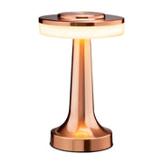 Lampada da tavolo a LED tattile senza fili con 3 intensità Regolabile Rosa champagne Max excell