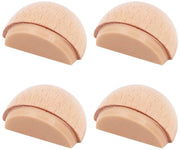 Stoppiature in legno per porte interne 4 pezzi - 47 x 38 x 22 mm - autofixante