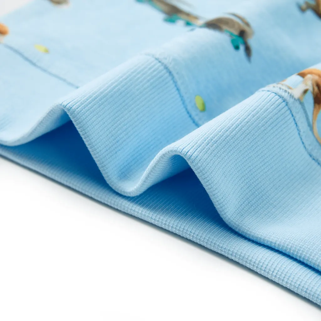 Felpa da Bambino Azzurro MÃ©lange 128