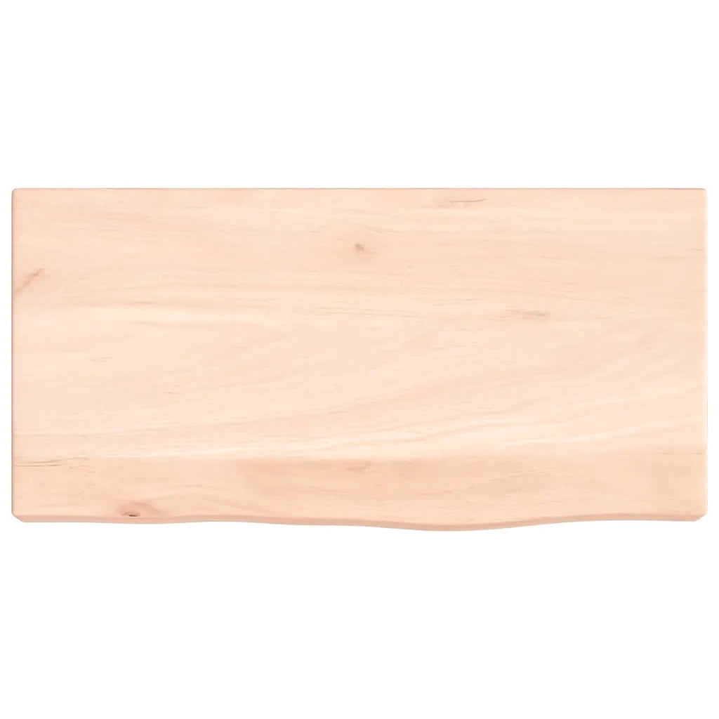 Ripiano a Parete 40x20x4 cm Legno Massello Rovere Non Trattato