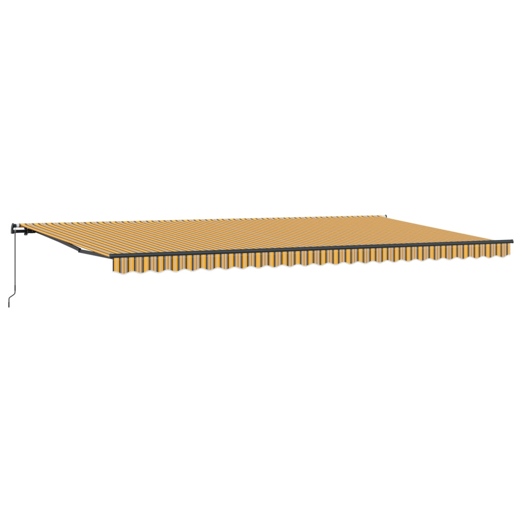 Tenda Retrattile Manuale Strisce Multicolore 600x350 cm