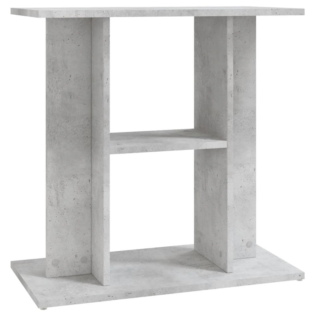 Base per mobiletto per acquario 60 x 30 x 60 cm legno ingegnerizzato grigio 02_0045057