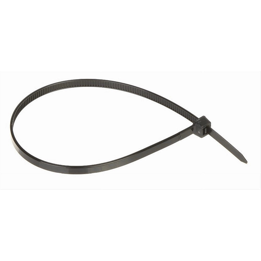 Trade Shop - Set 100 Pz Fascette Serracavo Autobloccanti In Nylon Nero 4.8mm X 200mm 48-200-n -