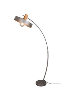 Piantana da Interno a Led in Metallo Nichel Anticato