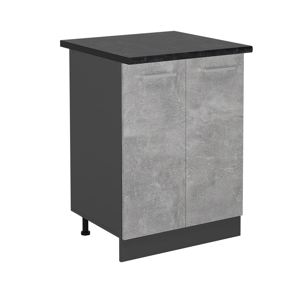 Vicco Mobiletto base cucina Calcestruzzo 60 cm , PL Antracite