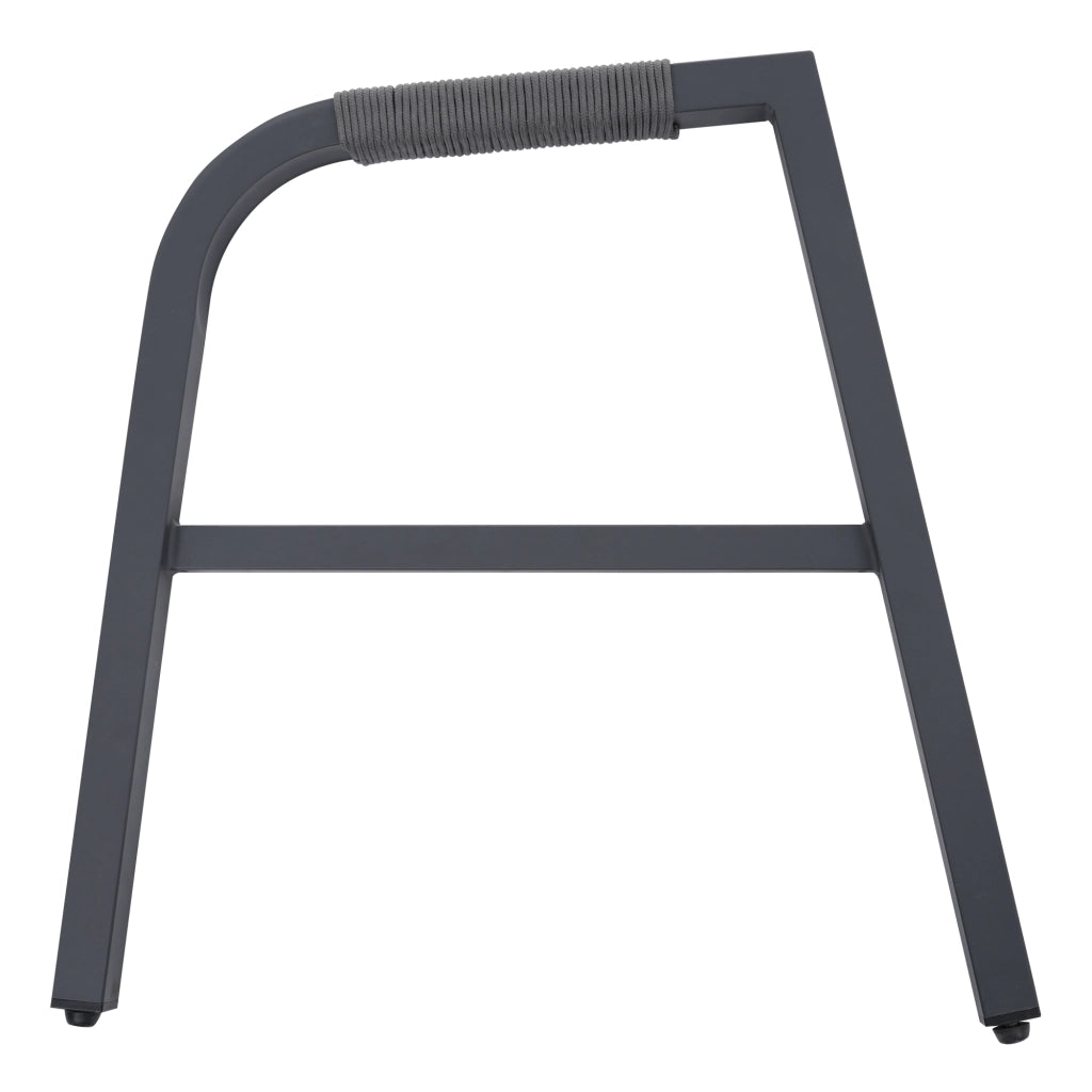 Set Divano da Giardino 7 Posti con Tavolino in Vetro ¨C MINIMAL ¨C Polyrattan Grigio