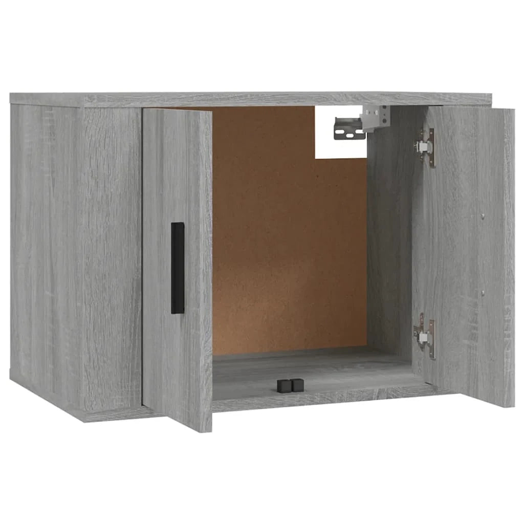 Mobile TV multimediale da parete mensola TV credenza TV per sala da pranzo soggiorno camera da letto 3 pezzi Sonoma 57 x 34,5 x 40 cm grigio 02_0029050