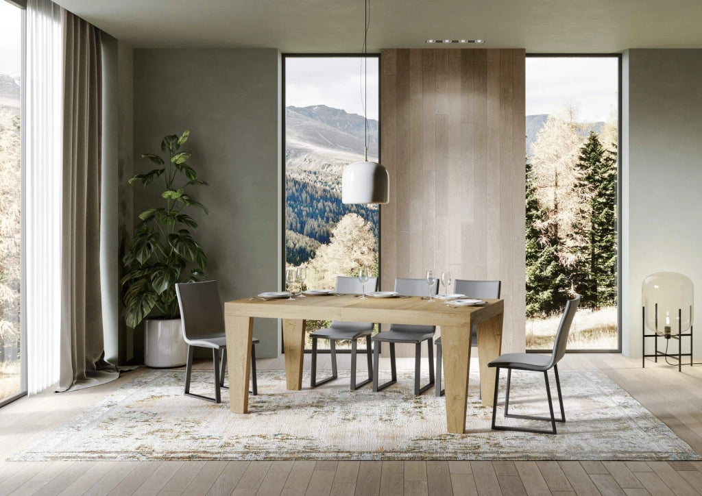 Tavolo allungabile 200/304x90 cm Spimbo quercia natura