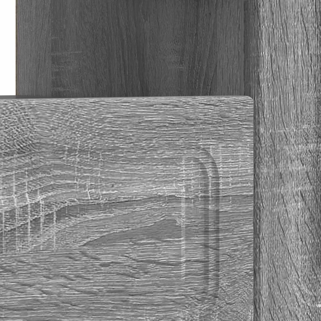 Mobile TV LED Sonoma grigio Legno ingegnerizzato 897791