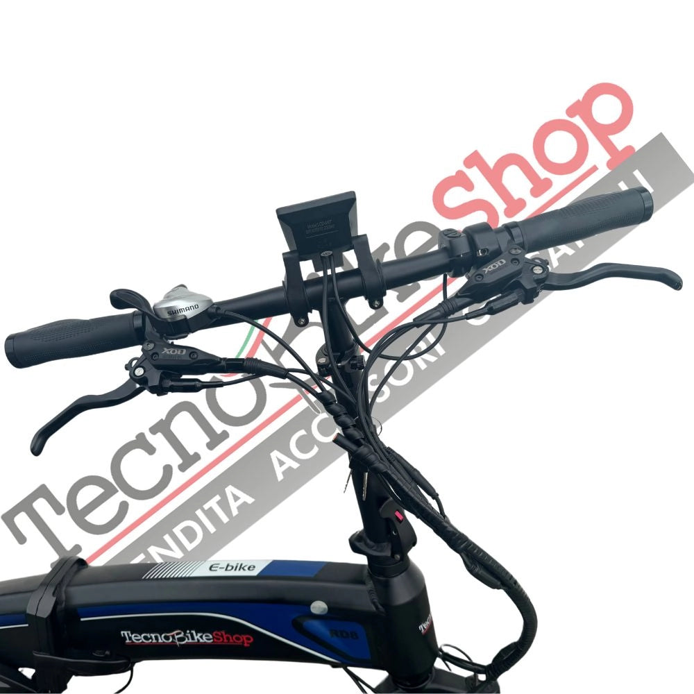 Bici Elettrica Pieghevole E-BIKE Fat Bike RKS RD08 Sport Bike Dallas Luxury 250w 48v-Rosso
