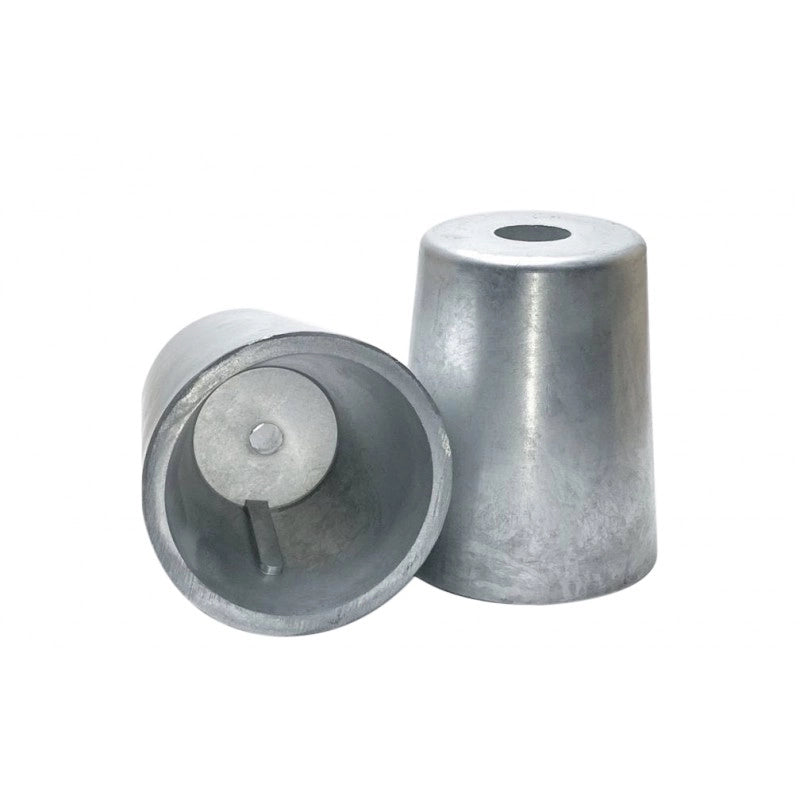 ANODO ZINCO OGIVA CONICA Ø40