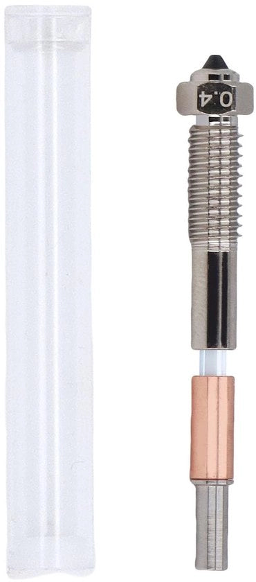 Filtro per polvere per stampante 3D - Mondstuk 0,4 mm - Veloce scambio - Protezione per la bocca - Stomiatore per mondstuk - Sostituzione per QIDI Plus 4 - Duraturo - Mondstuk integrato - Nozzle
