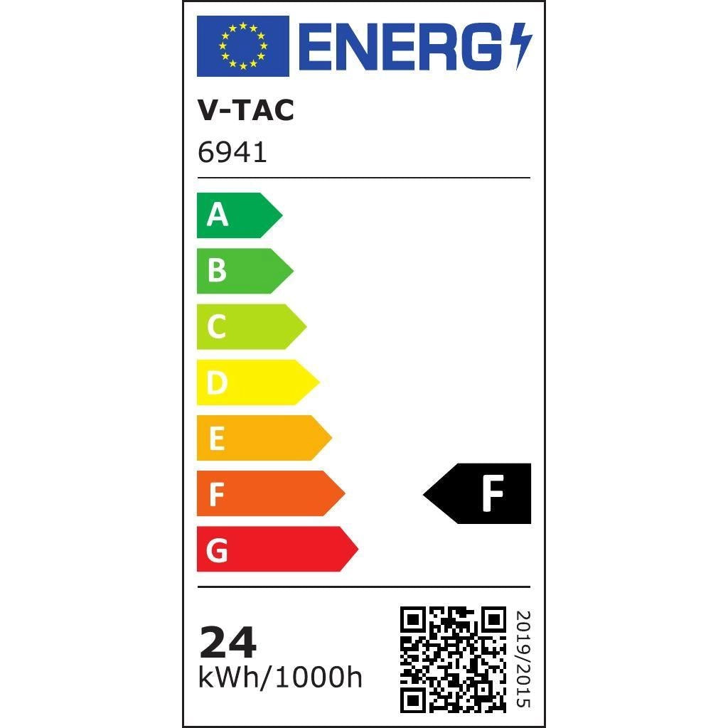 Lampada a sospensione LED 4000K nera V-TAC VT-7770