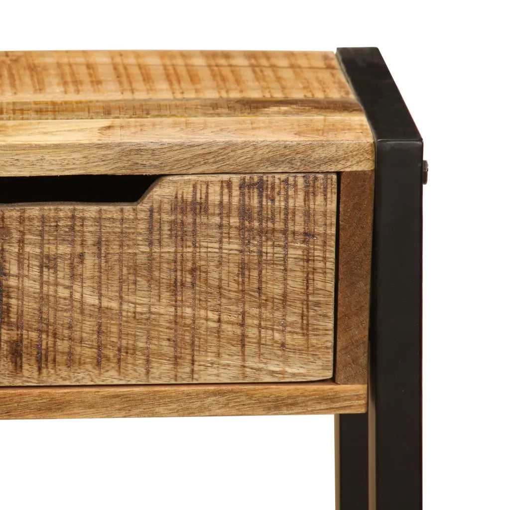 Credenza con 3 Cassetti 110x35x75 cm Legno Massello di Mango cod mxl 6214