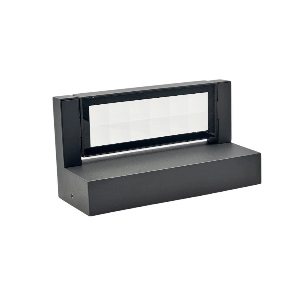 Trade Shop - Applique Parete Inclinabile Esterno 21w Tecnologia Cct 3 Tonalità Di Luce Ip65 472-3c - Grigio