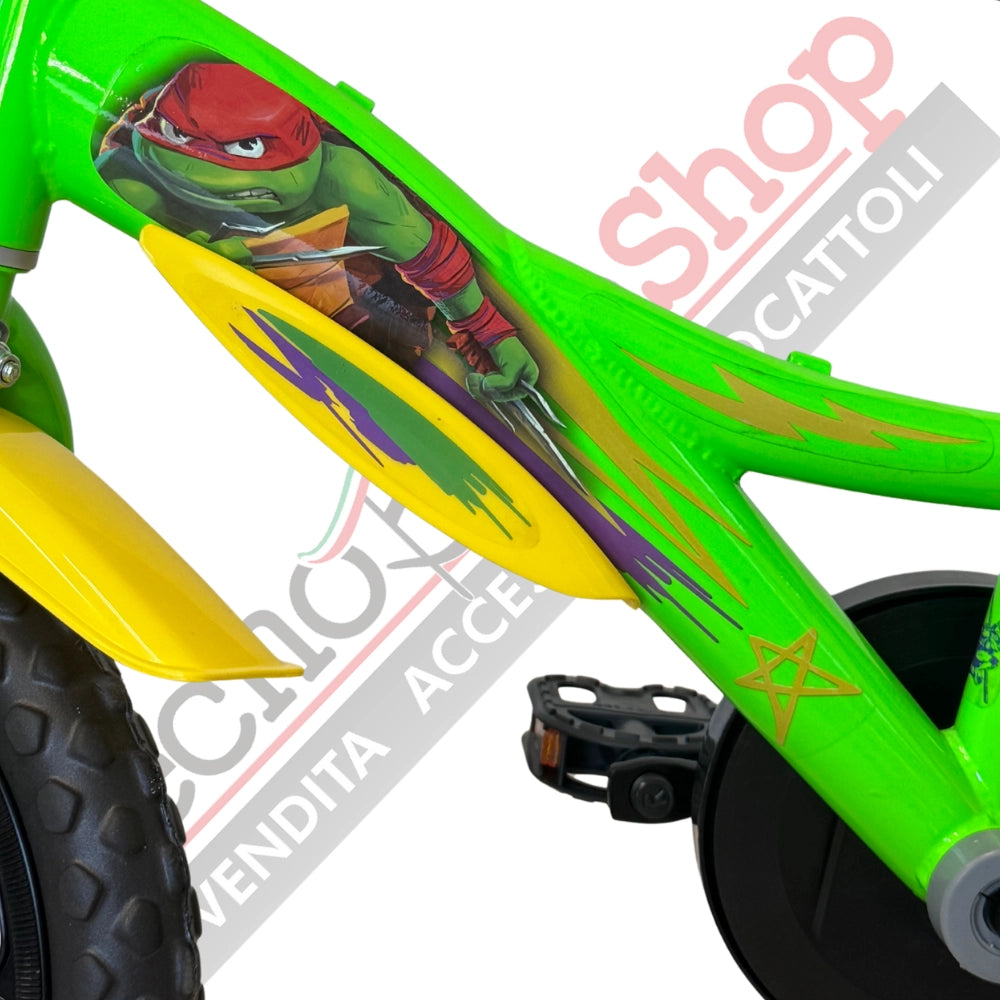 Bicicletta Bambino Dino Bikes Tartarughe Ninja 12"