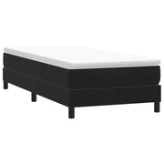Giroletto a Molle senza Materasso-Struttura Letto Nero 100x210 cm in Velluto