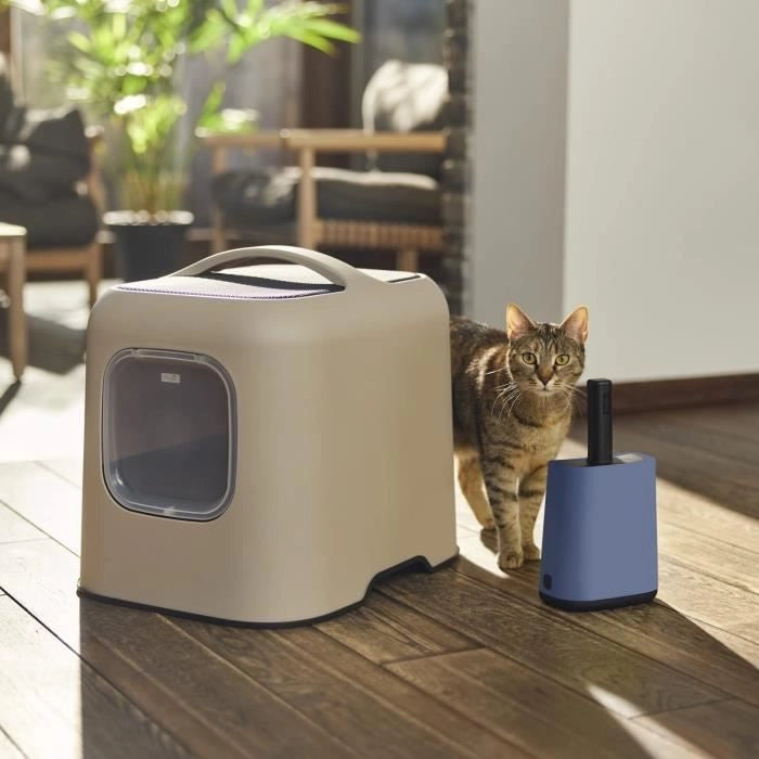 Paletta per lettiera con supporto ROTHO MYPET BIALA - Horizon Blue