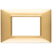 Vimar Plana placca 3 moduli colore oro opaco 14653.25