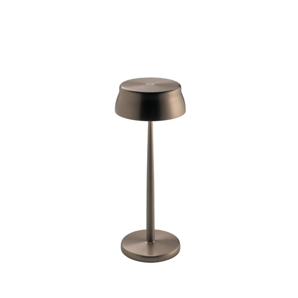 Zafferano Sister Light Wi-fi Lampada a led smart da tavolo Rame ricaricabile e dimmerabile