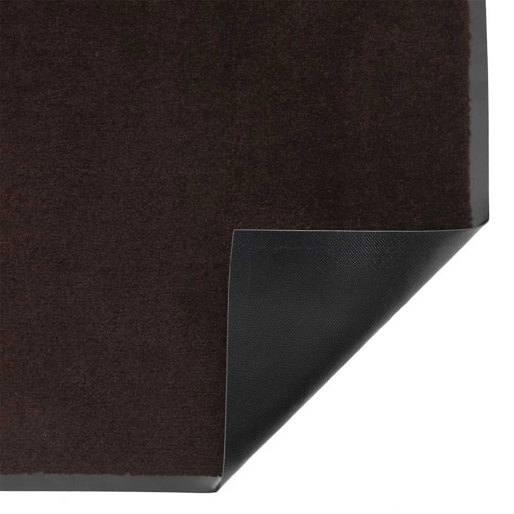 Zerbino antiscivolo marrone assorbente per lo sporco per interni ed esterni 115 x 400 cm in PP marrone 02_0058178