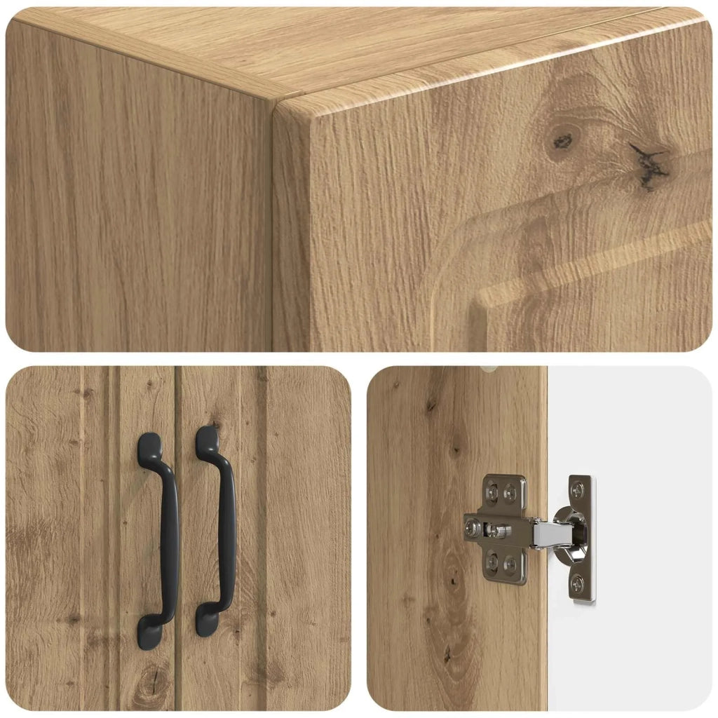 Set di armadi 2 pz 33 x 34,5 x 87 cm Legno ingegnerizzato 3416978