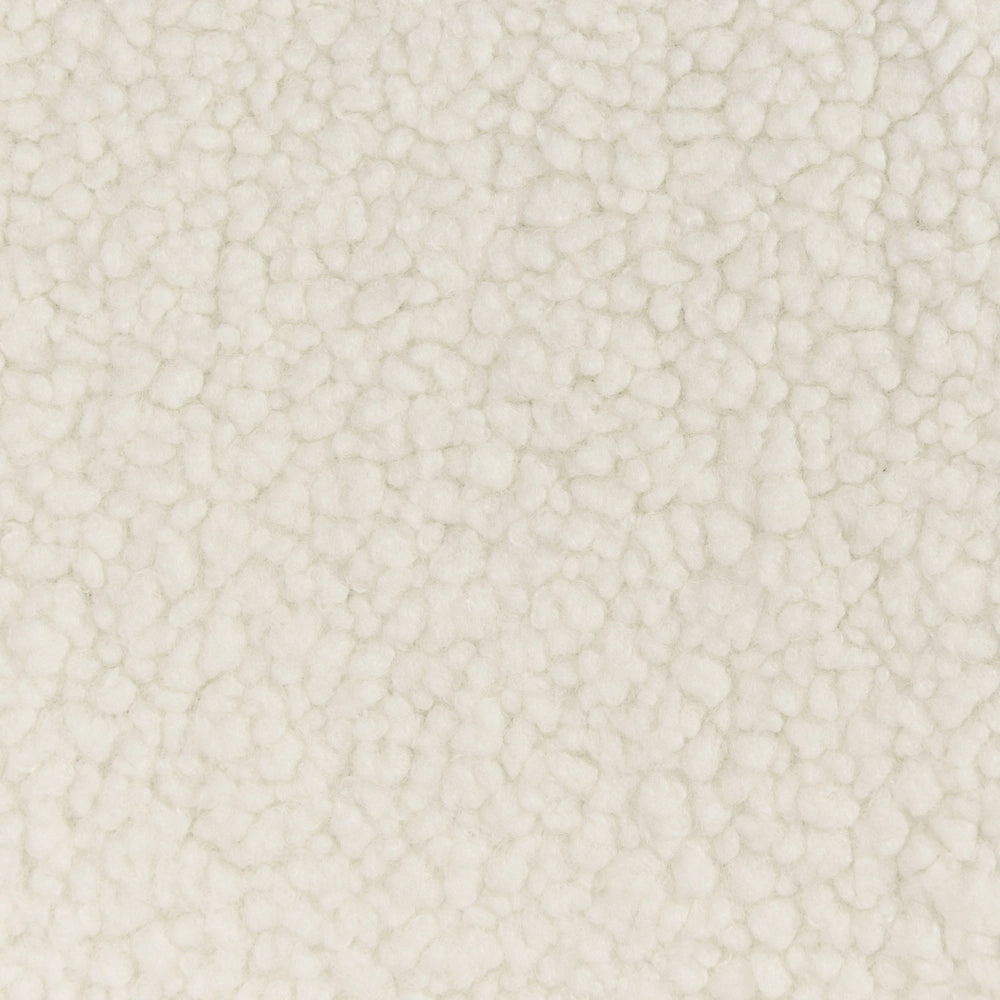 Sedia a dondolo Tessuto poliestere boucle bianco e nero Rivestimento gambe in metallo Pattini Design tradizionale retrò