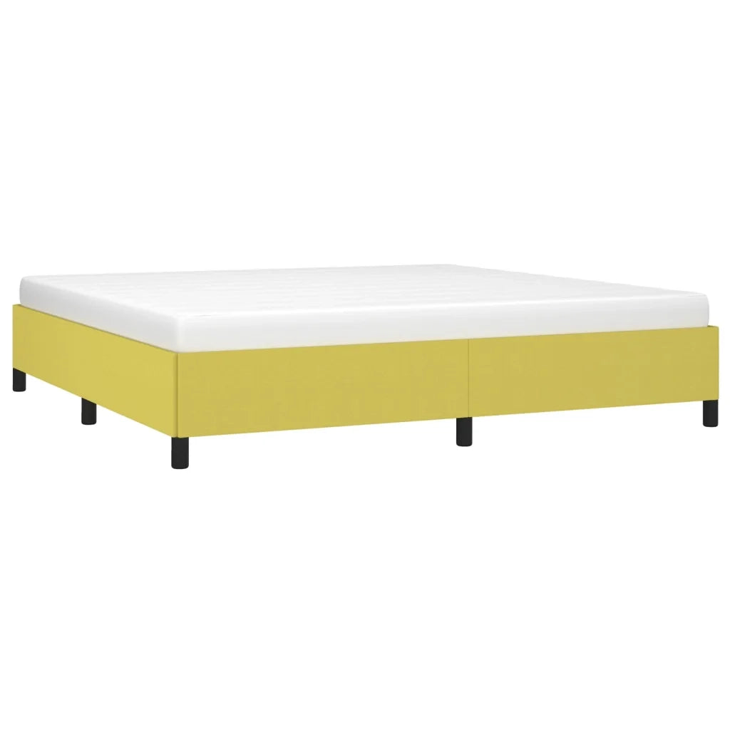 Giroletto senza Materasso Verde 200x200 cm in Tessuto 347097