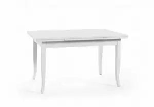 Tavolo da cucina in legno allungabile Shabby chic mod duetto bianco