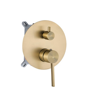 Set Doccia Da Incasso Rea Foster Brush Gold + Box