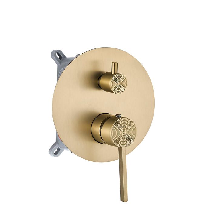 Set Doccia Da Incasso Rea Foster Brush Gold + Box