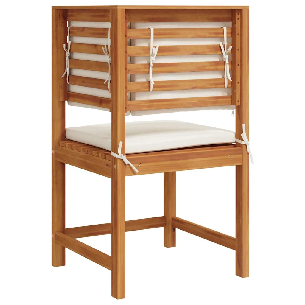 Sedia da Giardino con cuscino Marrone 50 x 50 x 91cm CFW3405070