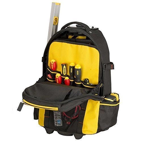 Stanley 1-79-215 FatMax Zaino Trolley Porta Utensili 50 scomparti 24.5 L 20 Kg Nylon colore Nero