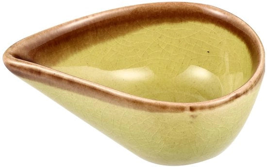 Ciotola Decorativa per Dipingere - Design Creativo con Forma a Gocce - Piatto Ceramico per Salsa di Soia - Scodella per Servire Decorativa - Ideale per la Conservazione - Adatta per Salone di Bellezza