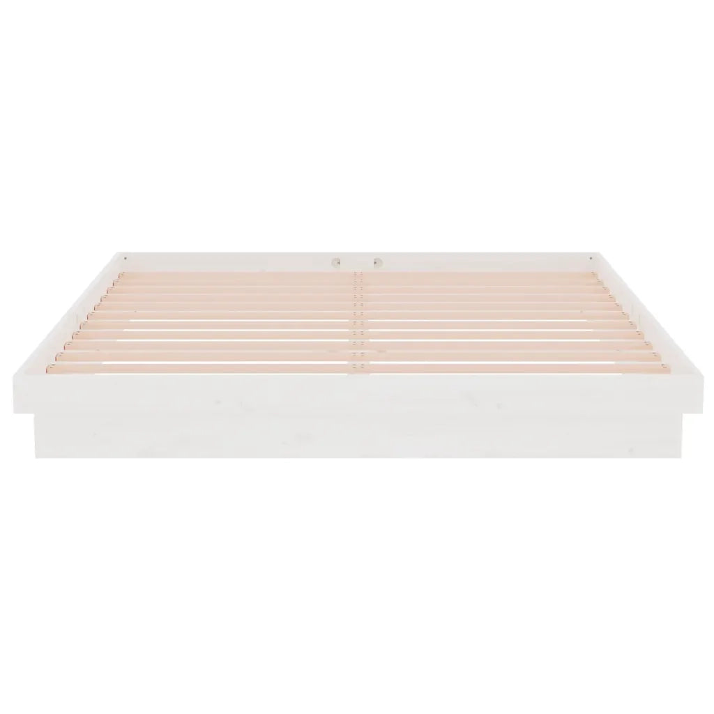 Giroletto Bianco in Legno Massello 160x200 cm 819918