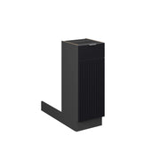 Isola cucina Fame-Line Nero rigato/Antracite 30 cm senza piano di lavoro Vicco