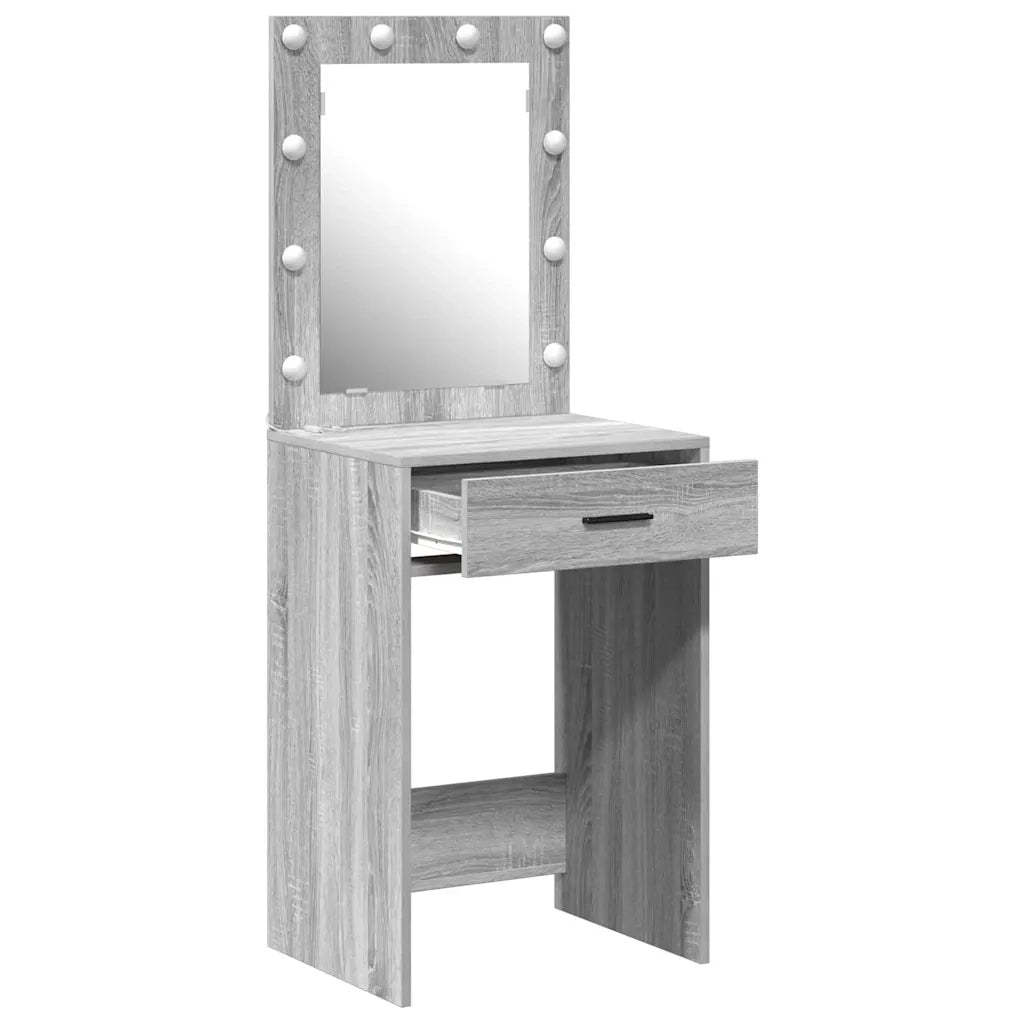 Tavolo da Trucco con cassetto Grigio Sonoma 50 x 41 x 135 cm 865042