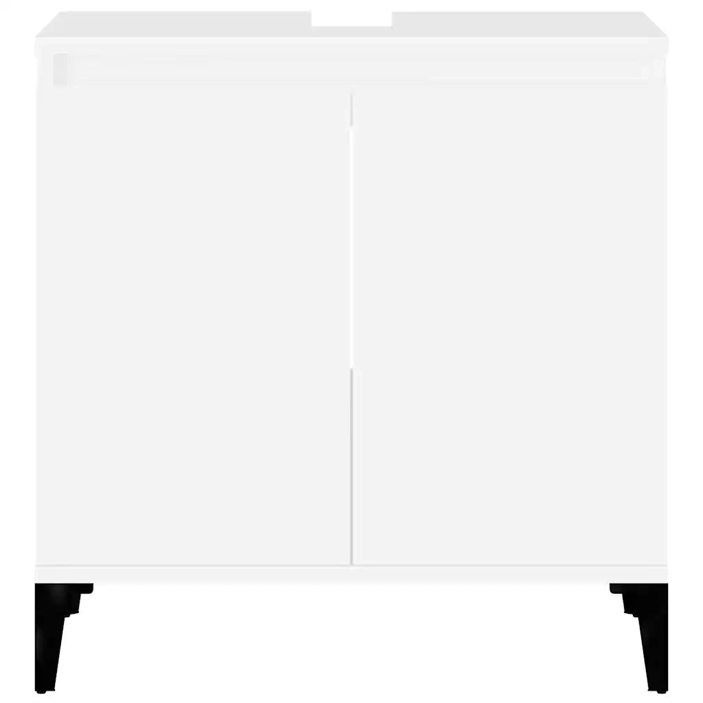Mobile Lavabo Bianco 58x33x60 cm in Legno Multistrato 821260