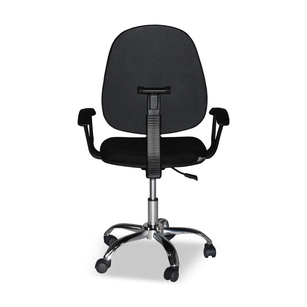 Poltrona ufficio nera 62x44x94 cm