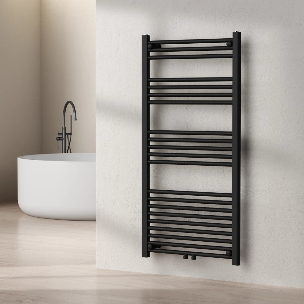 Scaldasalviette da Parete Voss 120 x 60 cm Nero [neu.haus]