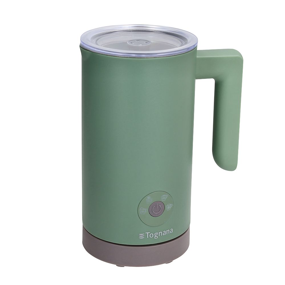 Montalatte Elettrico Verde Salvia  Plastica-Acciaio Inox Verde Salvia