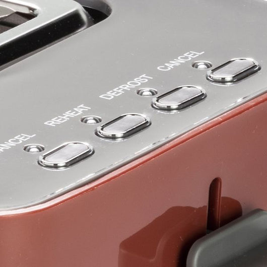 Tostapane elettrico Con pinze Rosso Mela  Plastica-Acciaio Inox Rosso