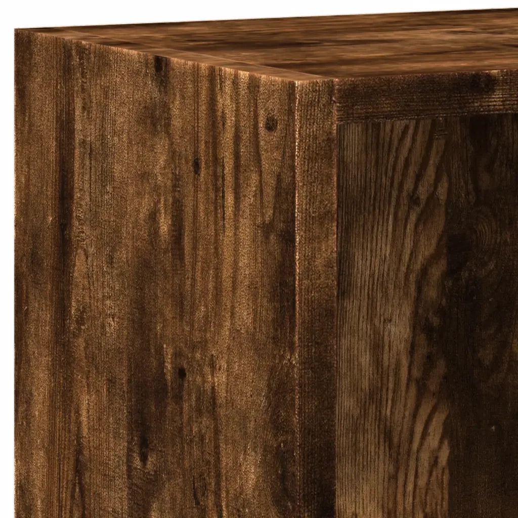 Libreria Rovere Fumo 60x24x76 cm in Legno Multistrato 815084