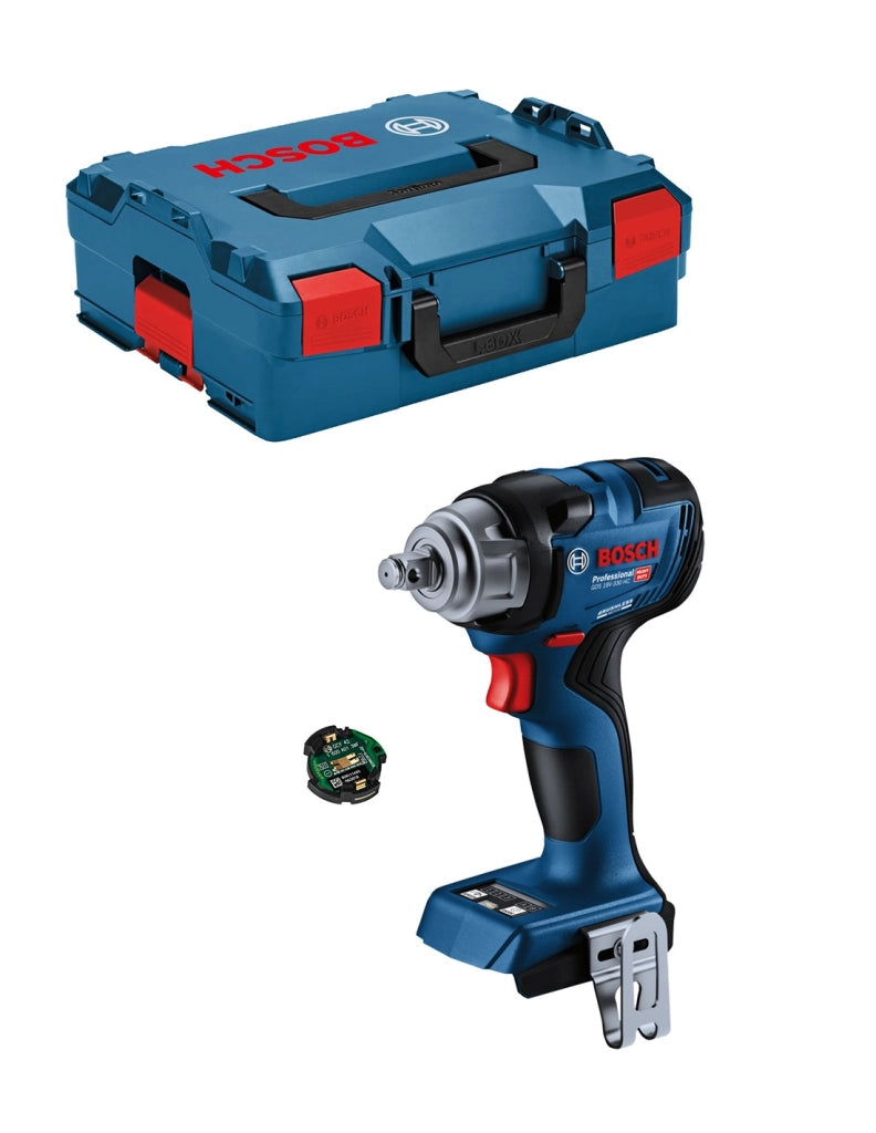 Avvitatore a massa battente BOSCH GDS 18V-330 HC (Solo corpo + L-Boxx 136 + Modulo Bluetooth GCY 42)