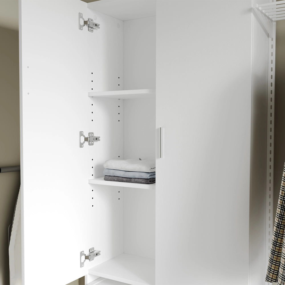 Mobile porta lavatrice Martha Bianco 64 x 190 cm con 2 ante lunghe Vicco